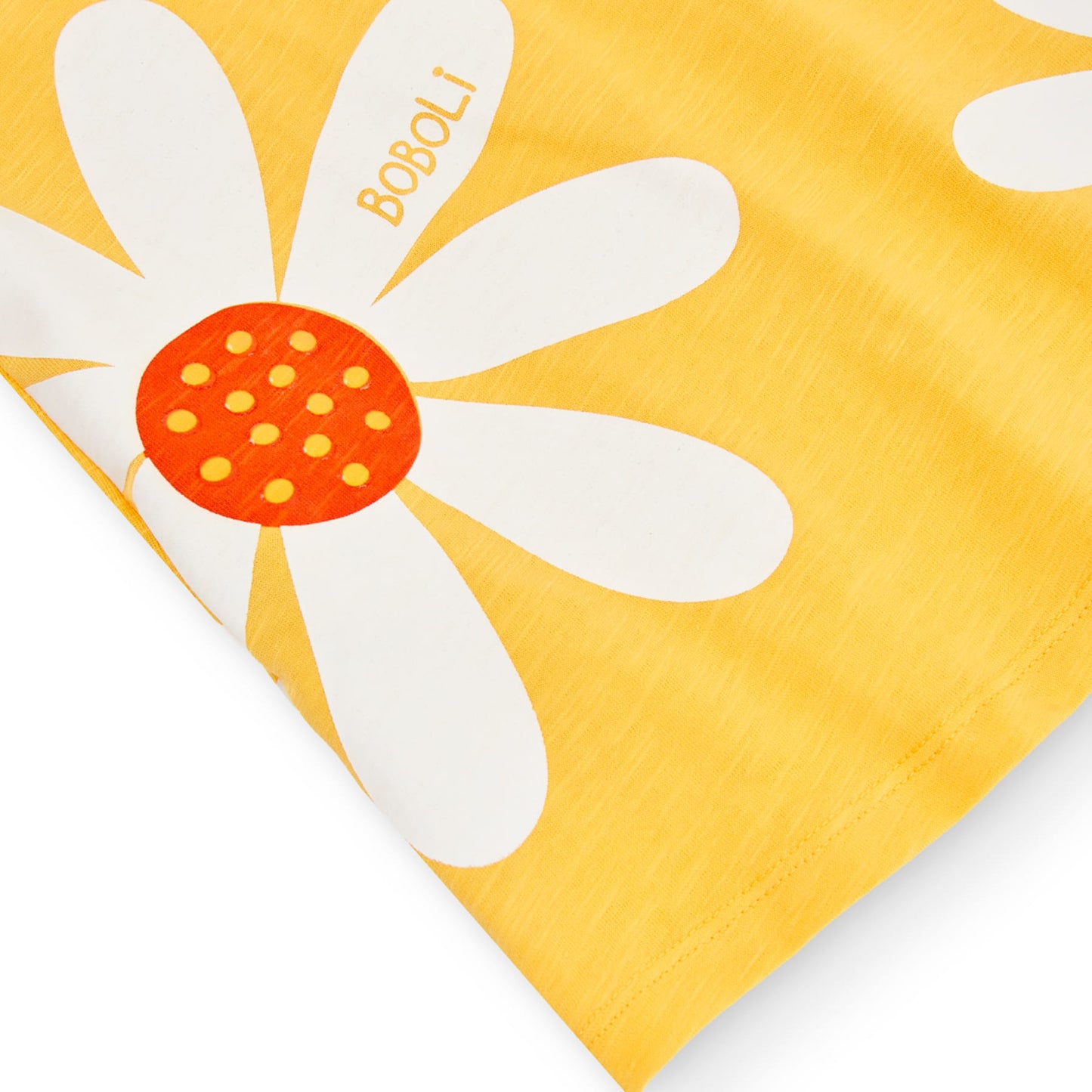 Vestito in cotone da bambina giallo
