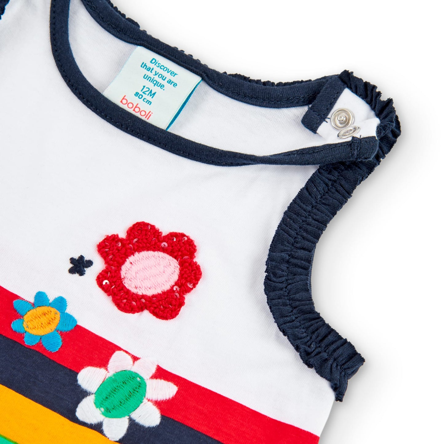Vestito smanicato bambina multicolore