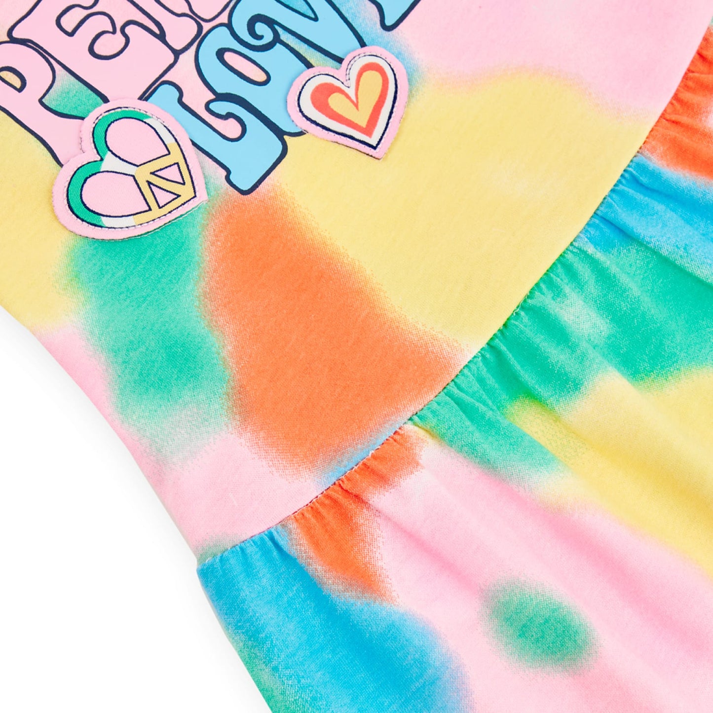 Vestito in cotone bambina, arcobaleno