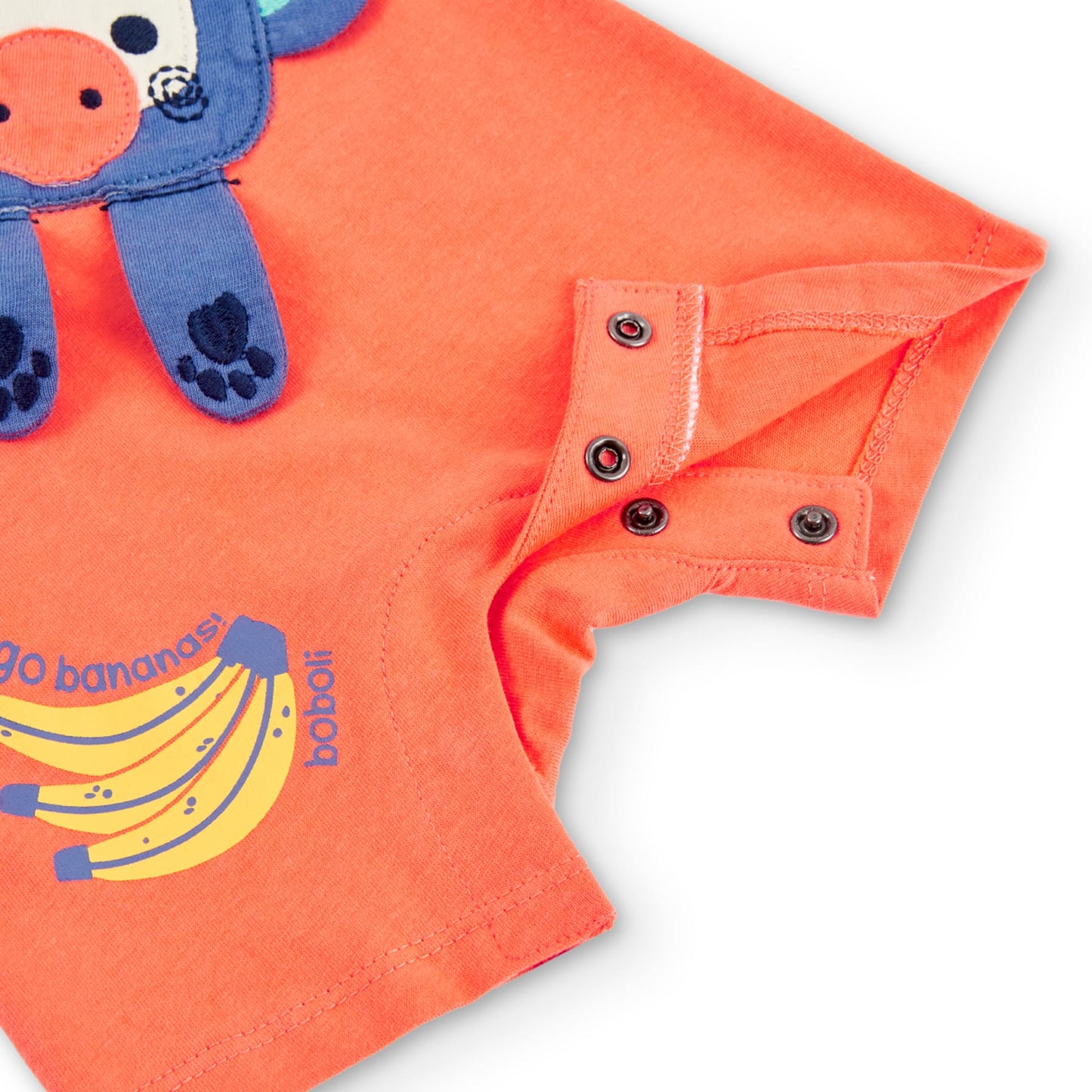 Tutina neonato in cotone scimmietta