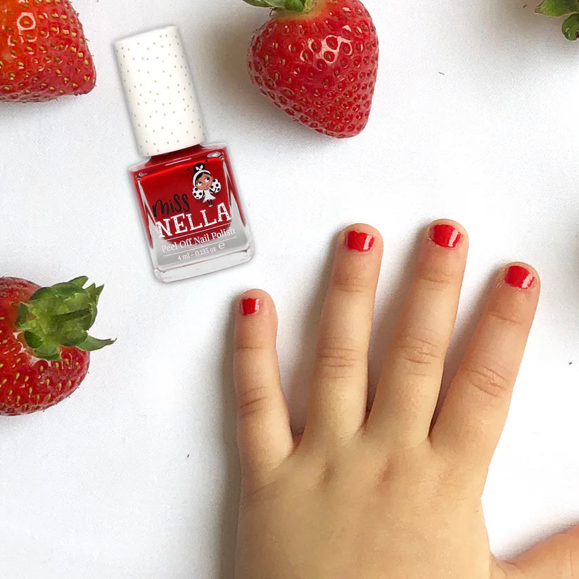 Strawberry 'n' Cream - Smalto unghie removibile pell off per bambini