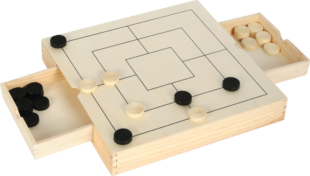 Set giochi scacchi dama e mulino