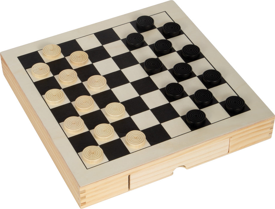 Set giochi scacchi dama e mulino