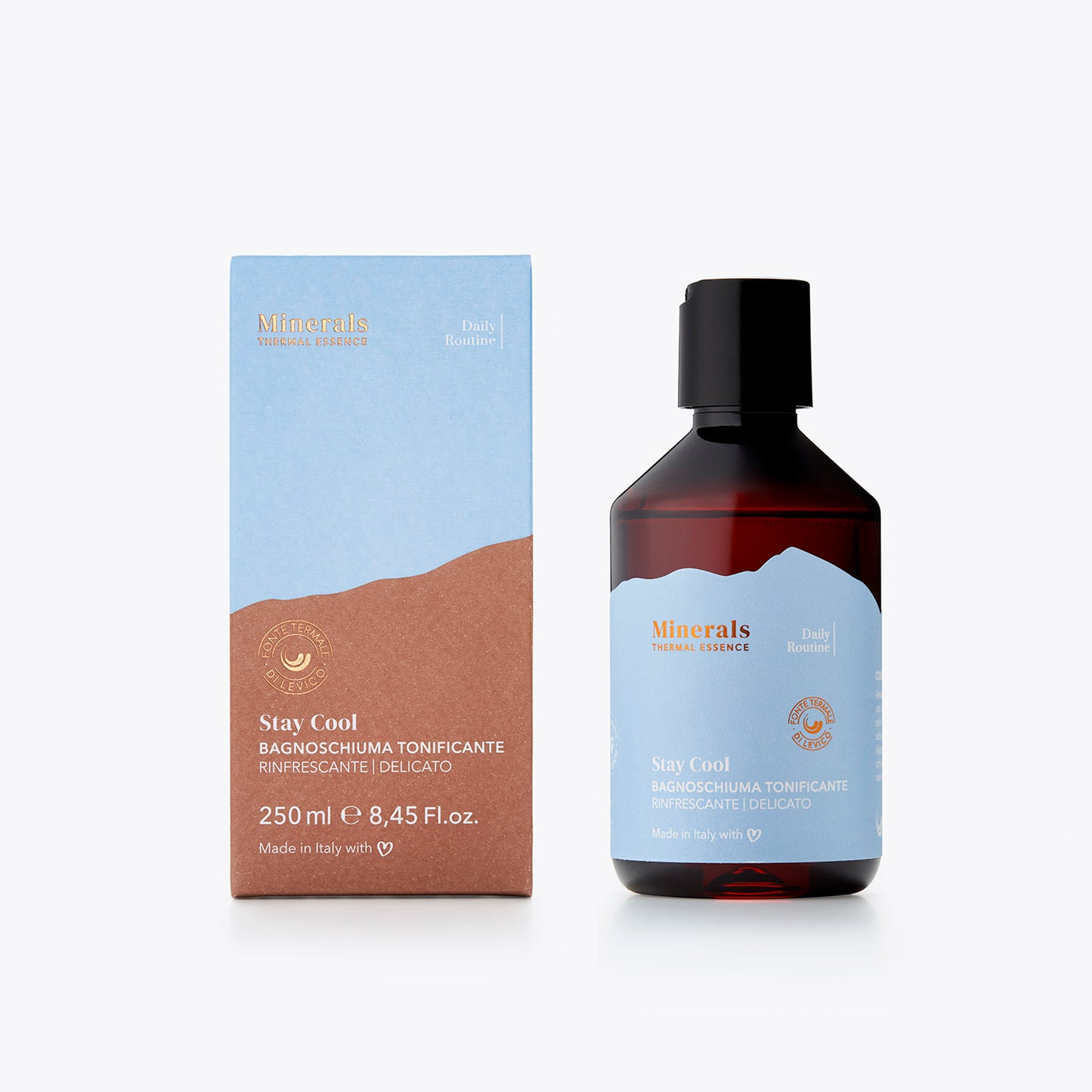 Stay Cool! BAGNOSCHIUMA TONIFICANTE Rinfrescante | Delicato 250 ml