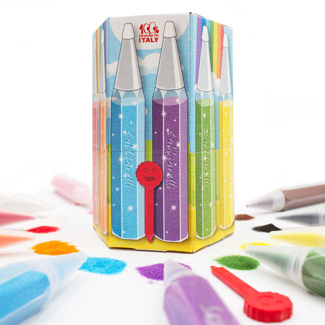 Basket - 12 Penne Multicolor Eco-friendly