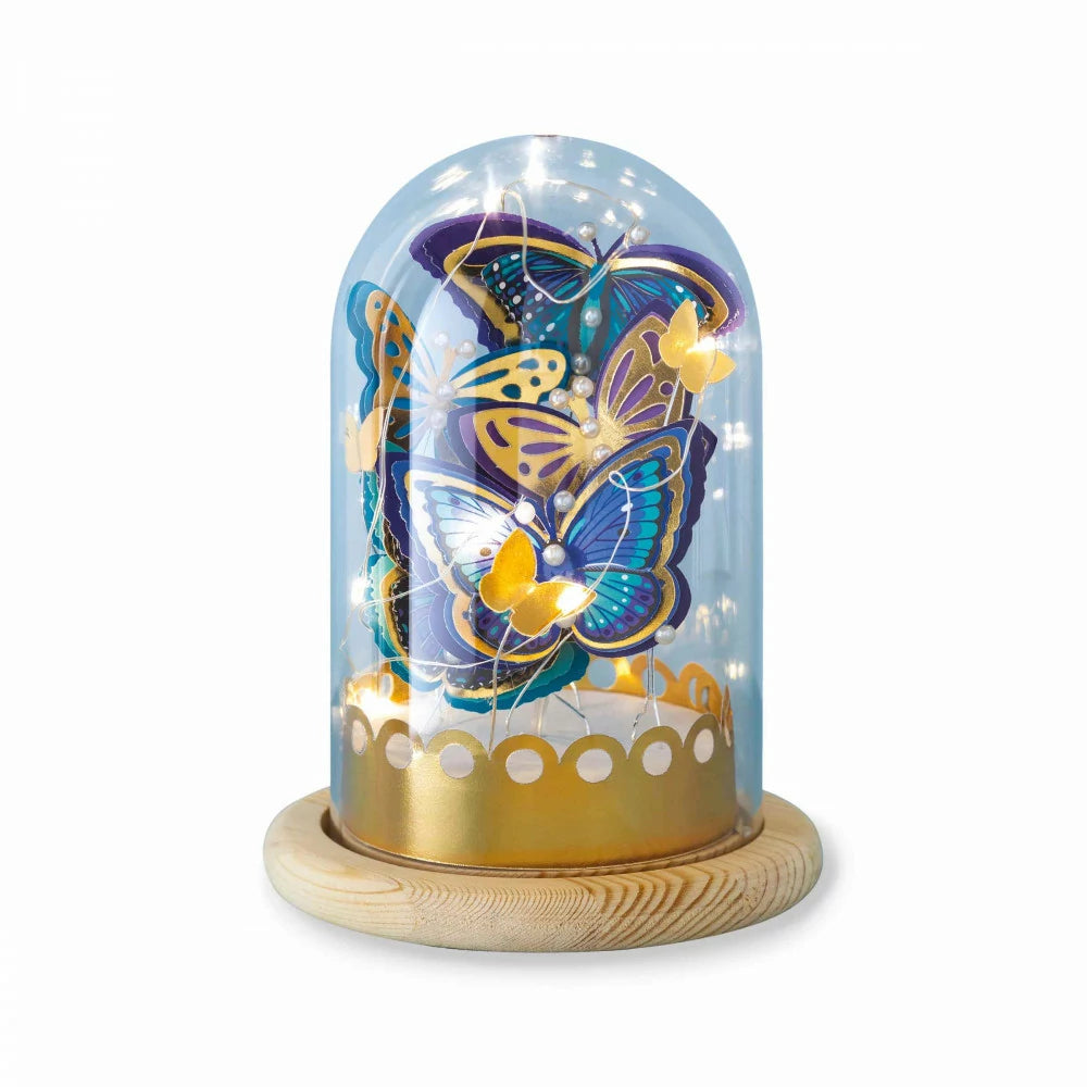 Campana luminosa con Farfalle fai-da-te