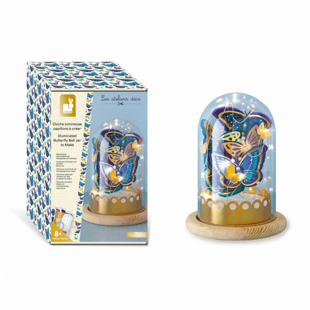 Campana luminosa con Farfalle fai-da-te