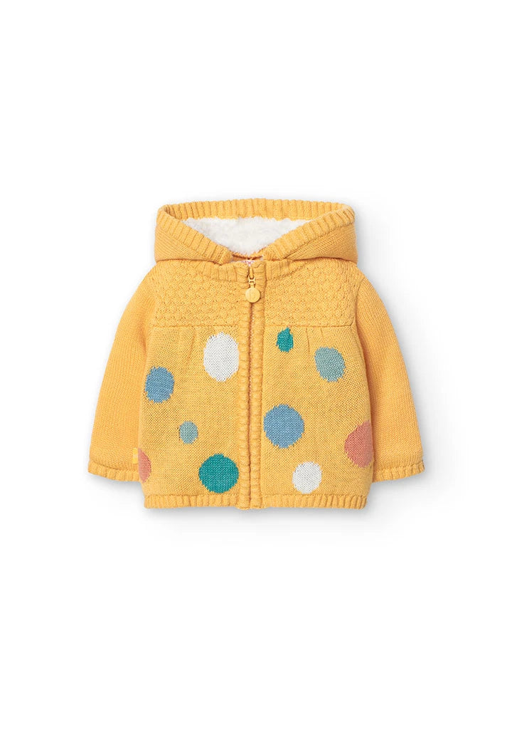 Giacca in tricot per neonato, gialla