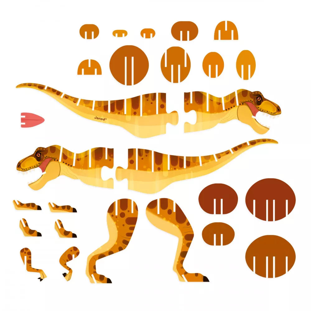 Dino - Puzzle Tridimensionale: T-Rex