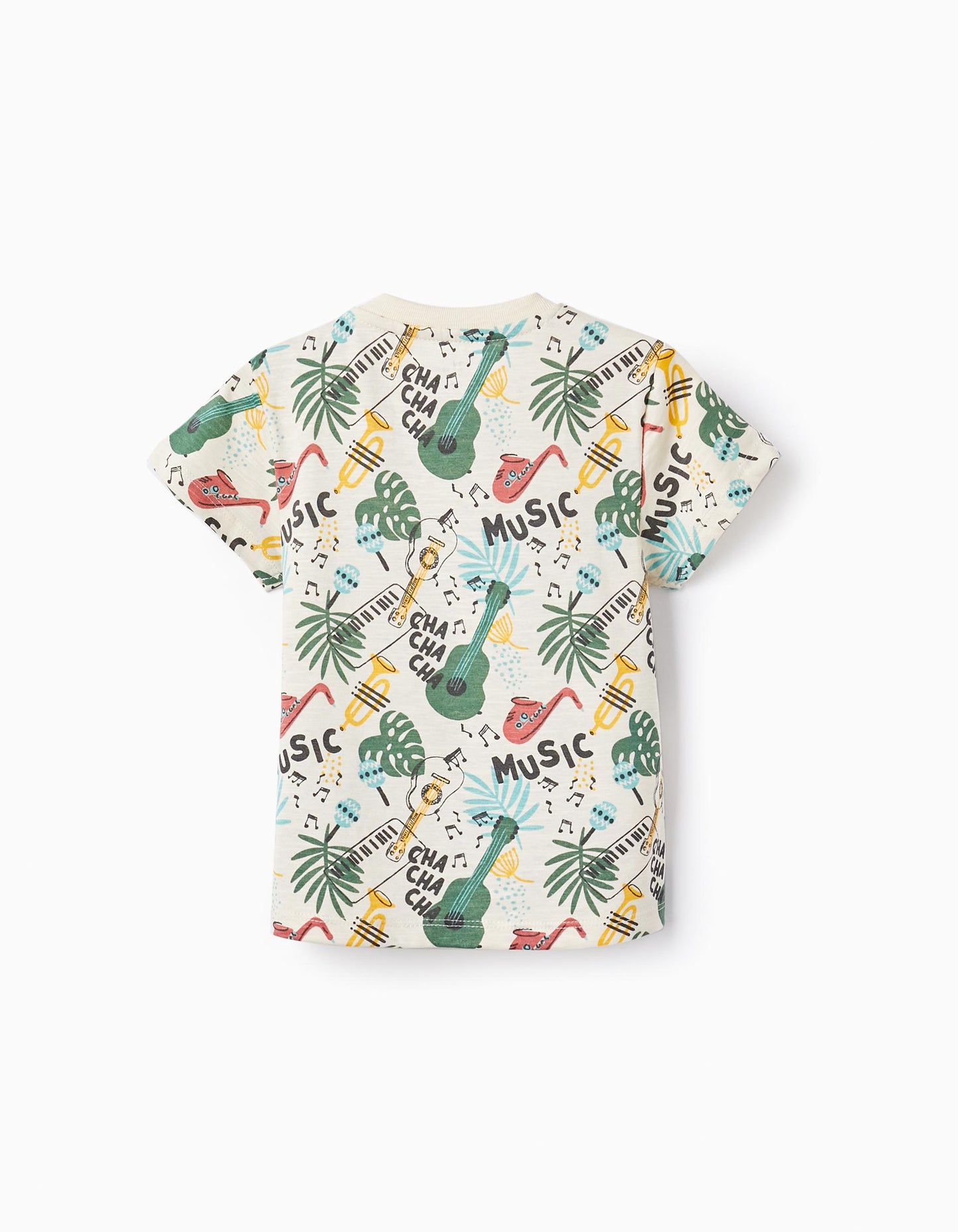 Maglietta in cotone per neonato "Cuba music", multicolor
