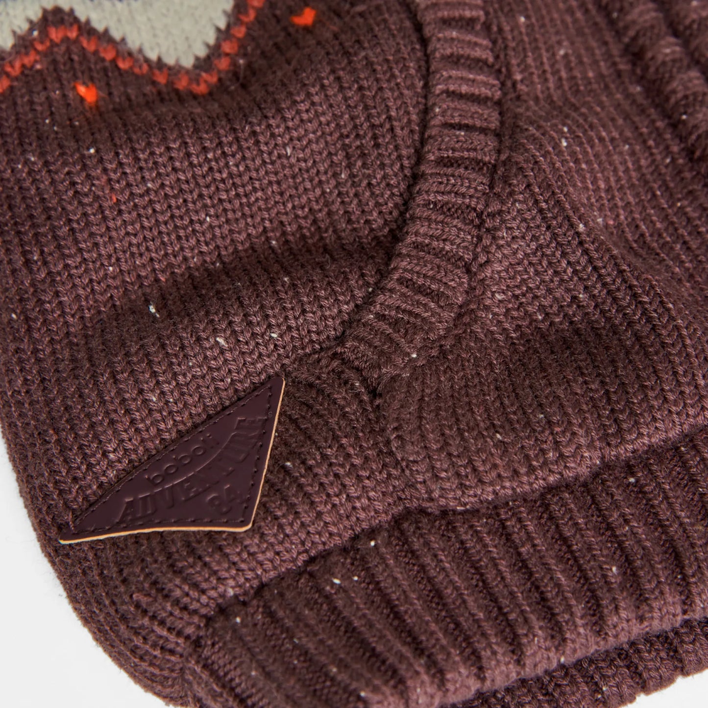 Giacca pelo ecologico wild con cappuccio per bambino, marrone