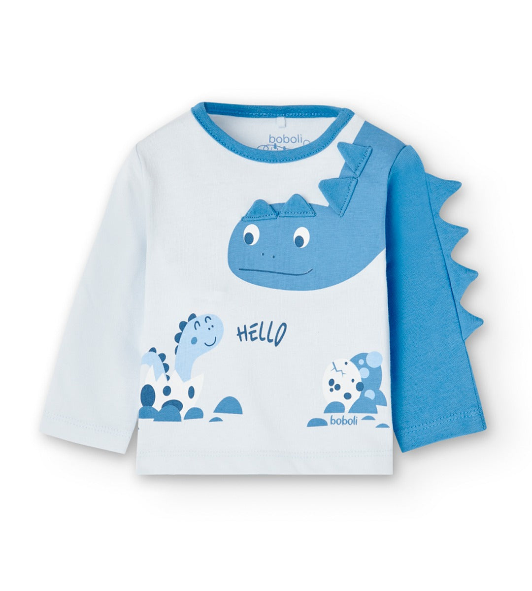 Maglietta dinosauro neonato cotone