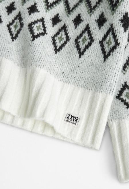 Maglione maglieria pullover jacquard per bambina