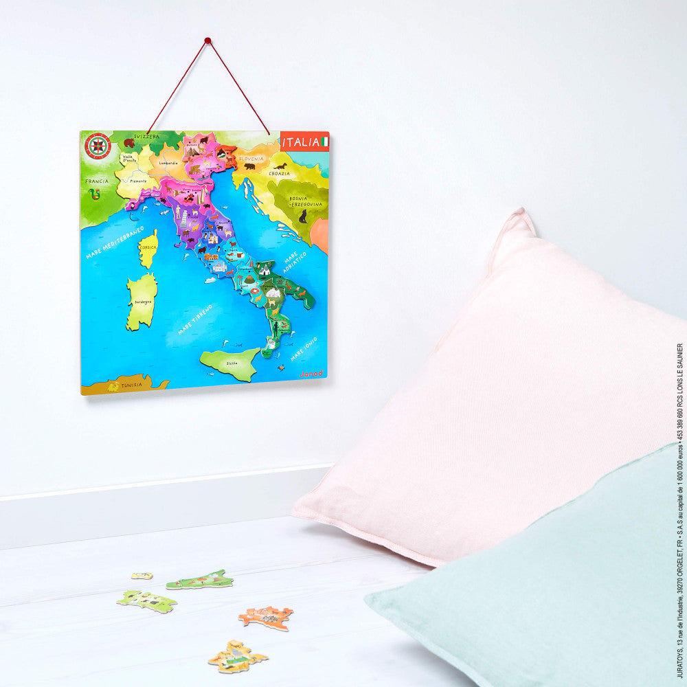 Puzzle mappa magnetica Italia
