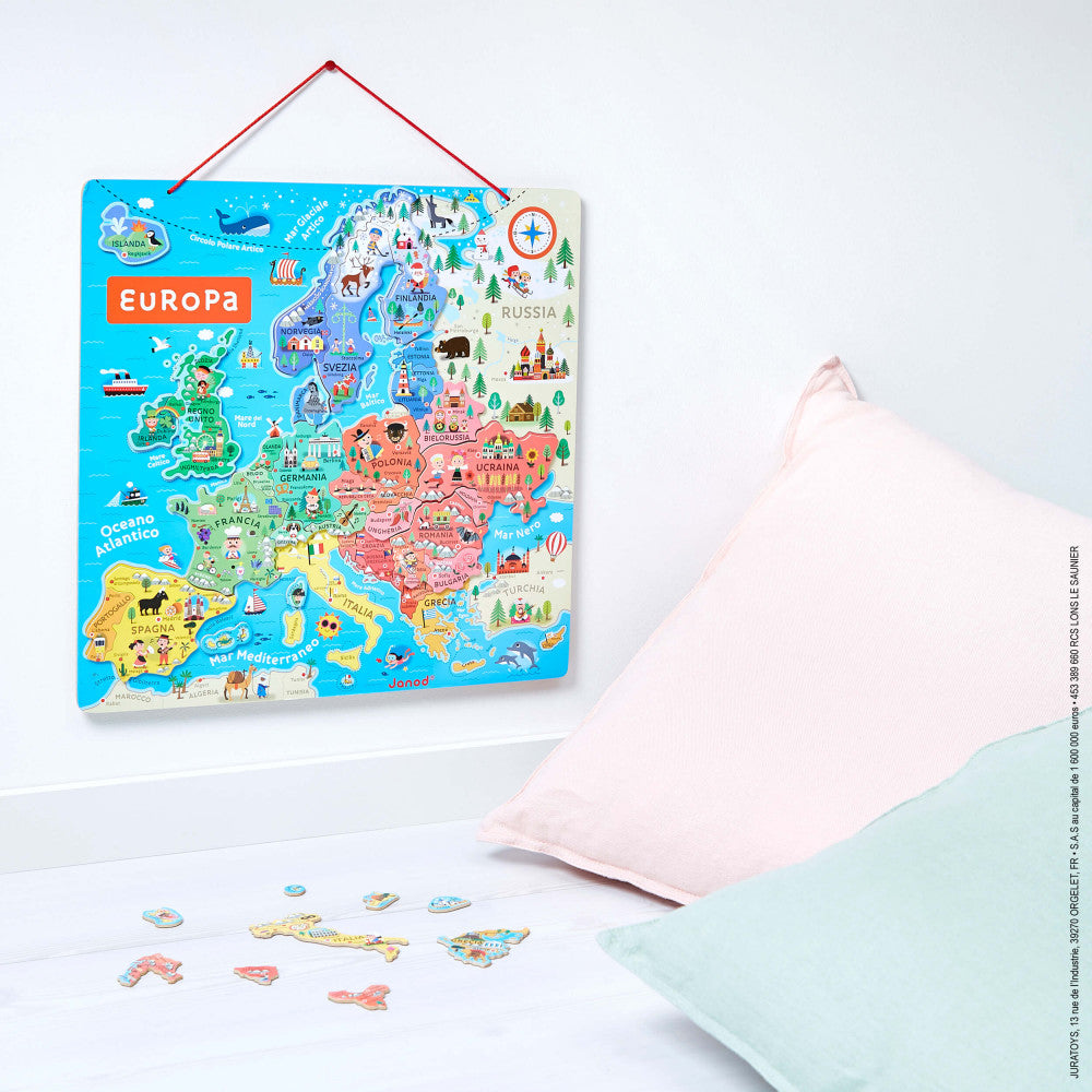 Puzzle mappa magnetica Europa versione italiana