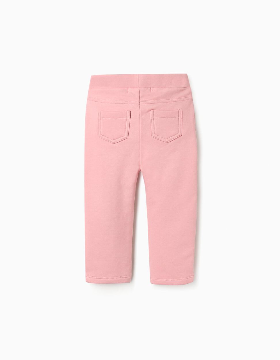 Jeggings per neonata, rosa
