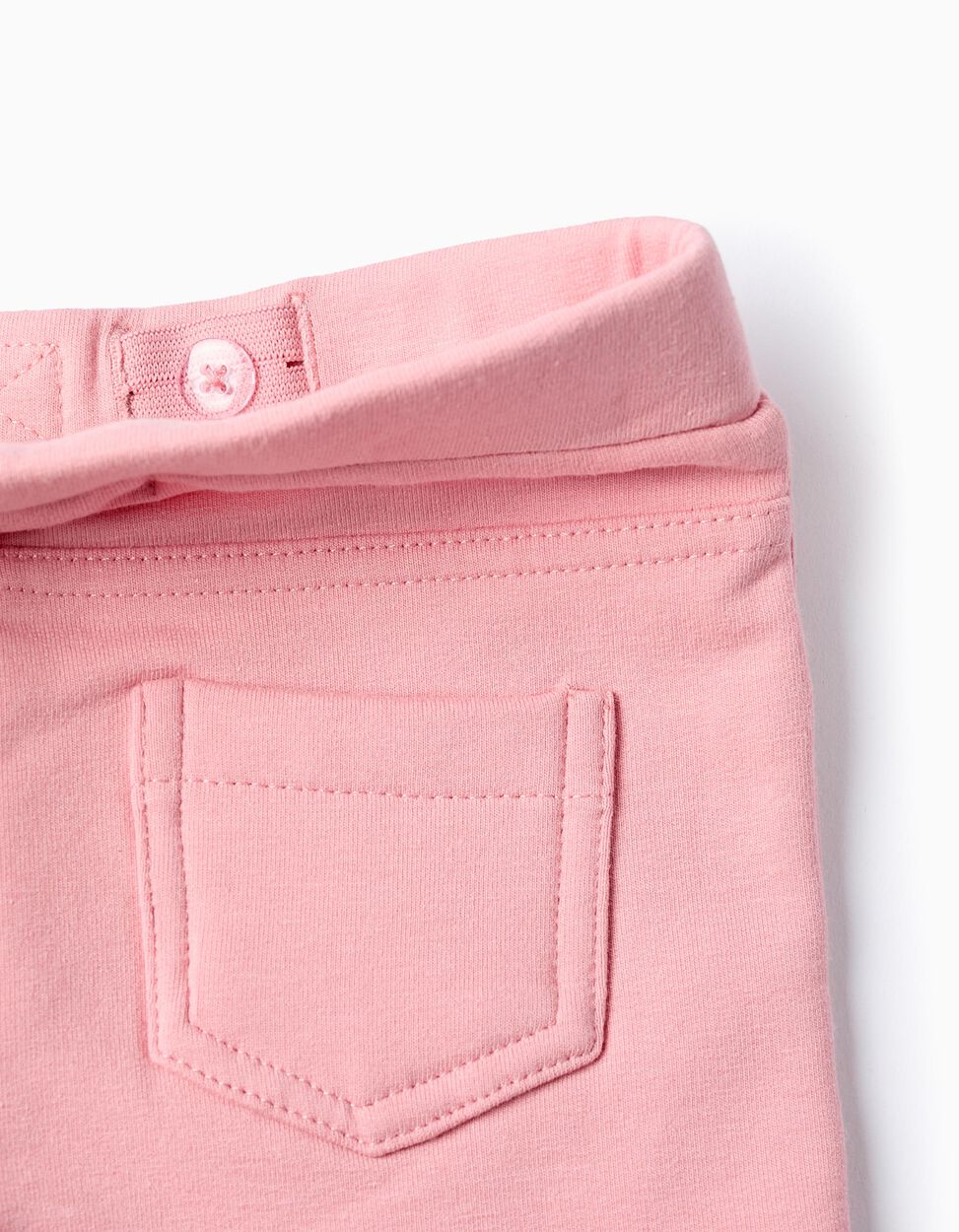 Jeggings per neonata, rosa