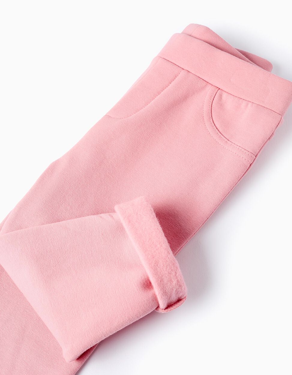 Jeggings per neonata, rosa