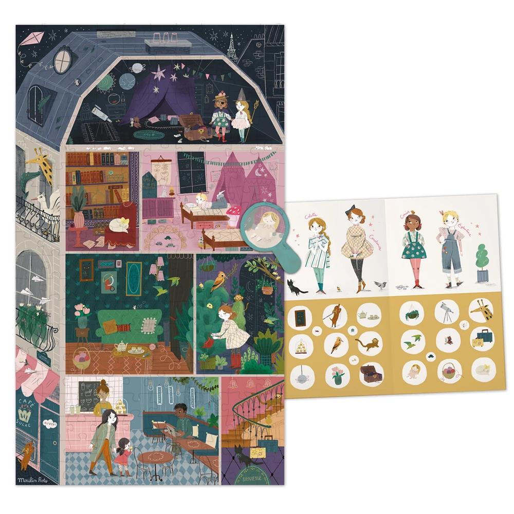 Puzzle di osservazione con lente albergo di lusso 200 pz