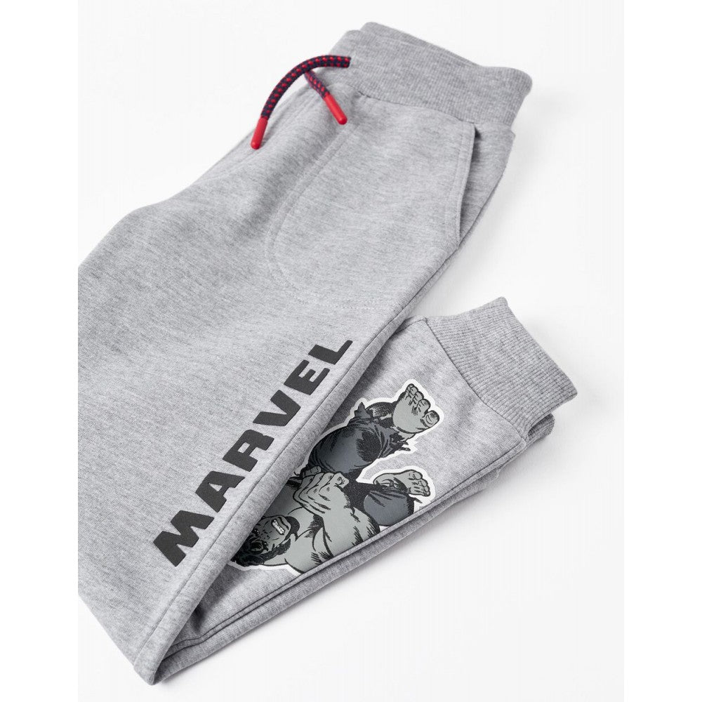 Pantaloni tuta bambino grigio Supereroi Marvel