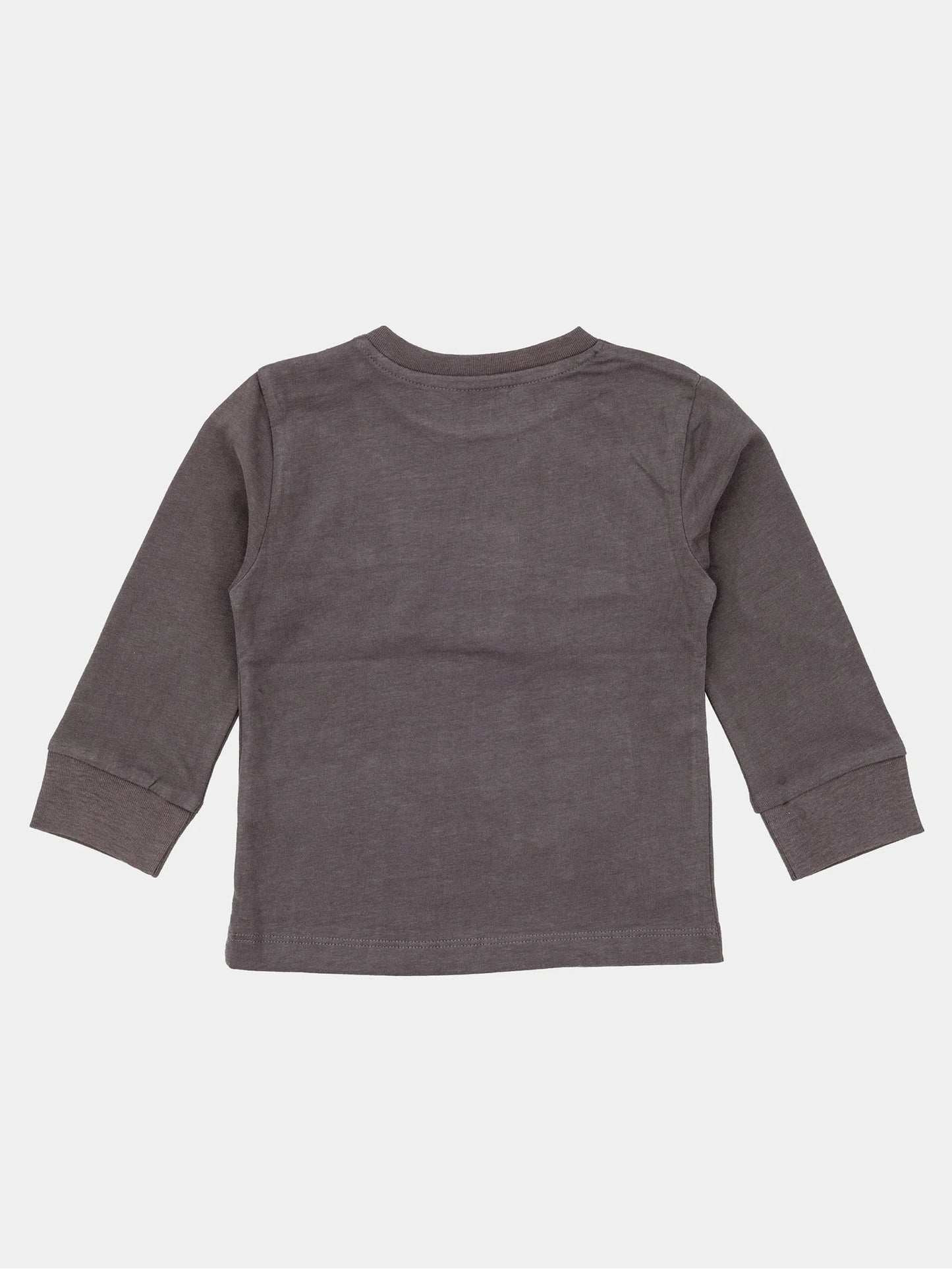 Maglietta neonato cotone "nave dei Vichinghi", grigio