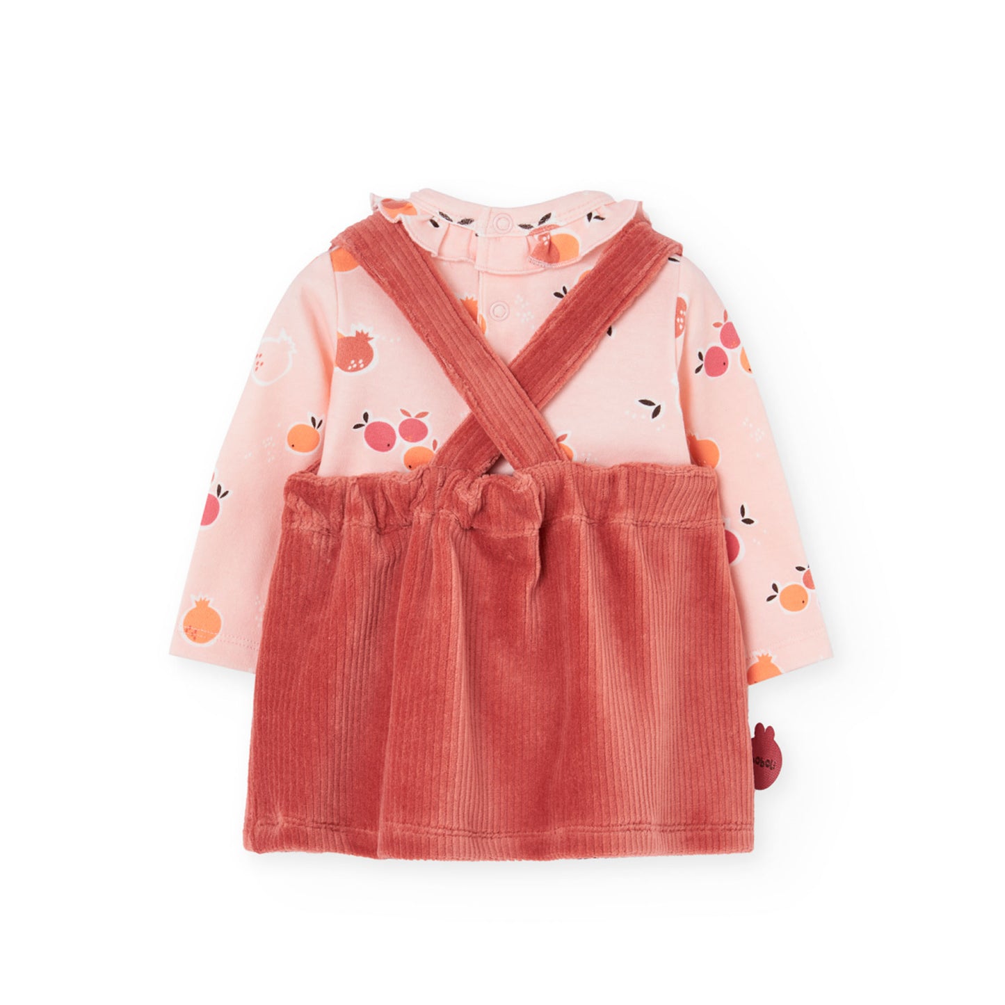 Completo neonata coniglietti arancione