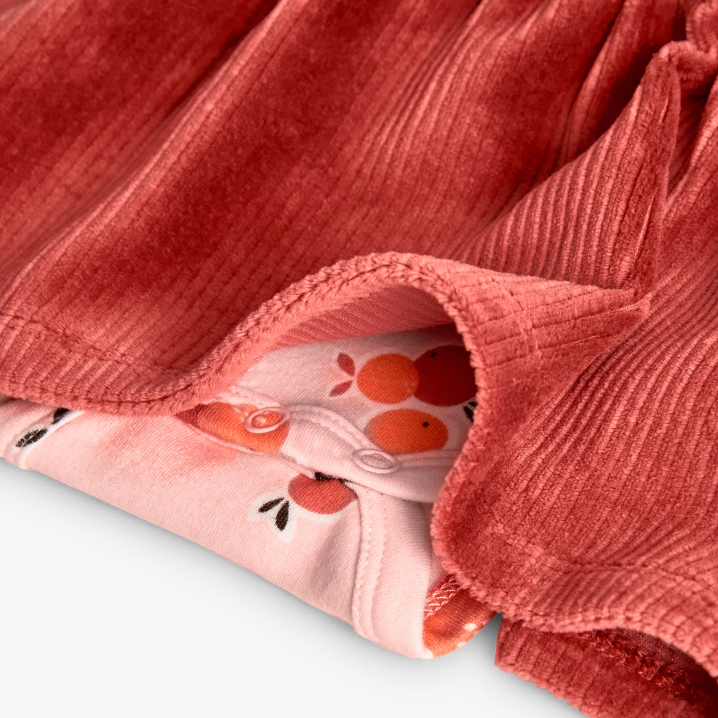 Completo neonata coniglietti arancione