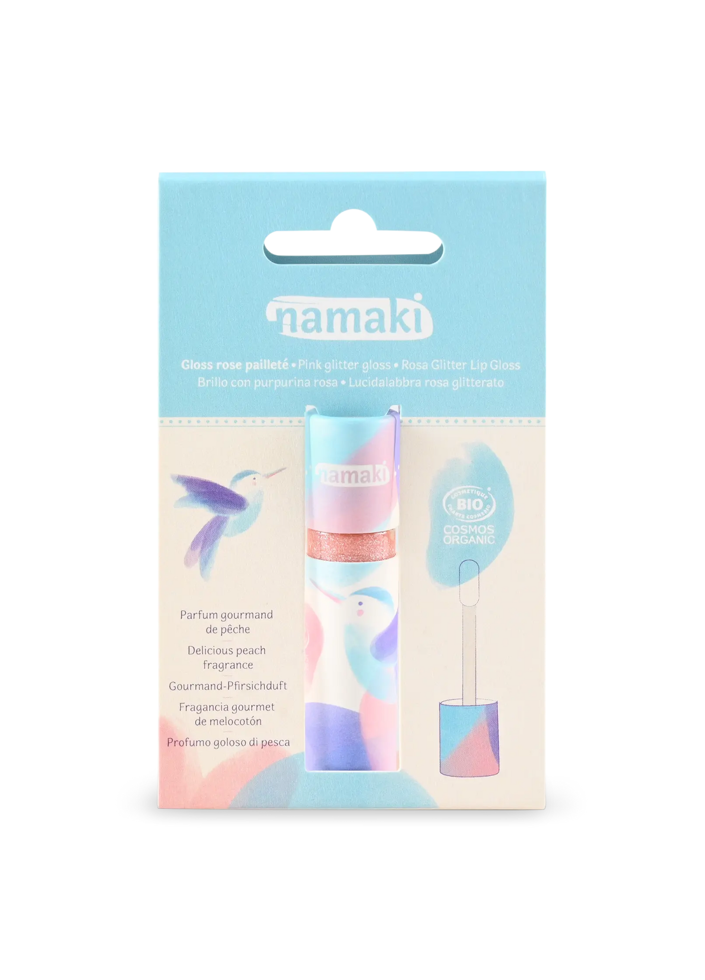 Lucidalabbra rosa glitterato