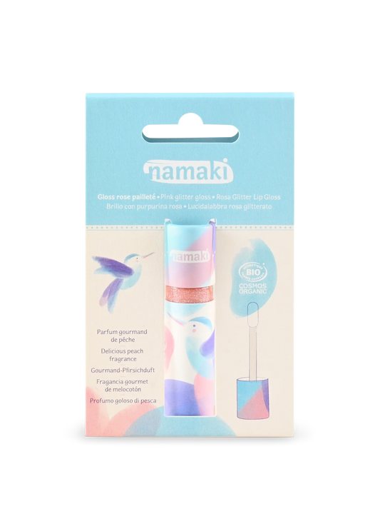 Lucidalabbra rosa glitterato