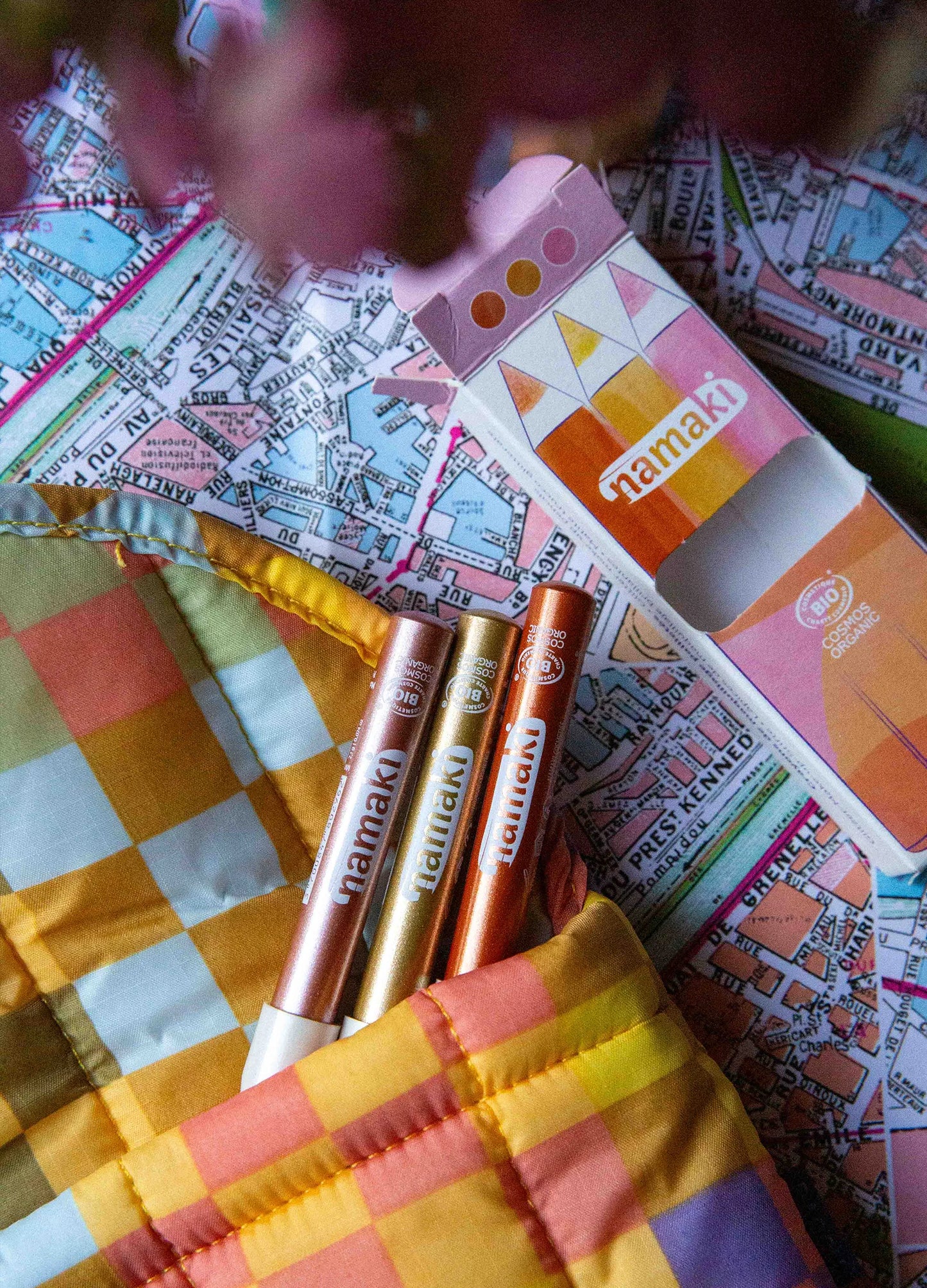 Matite trucco glitterate Jumbo - Rame-Oro-Rosa