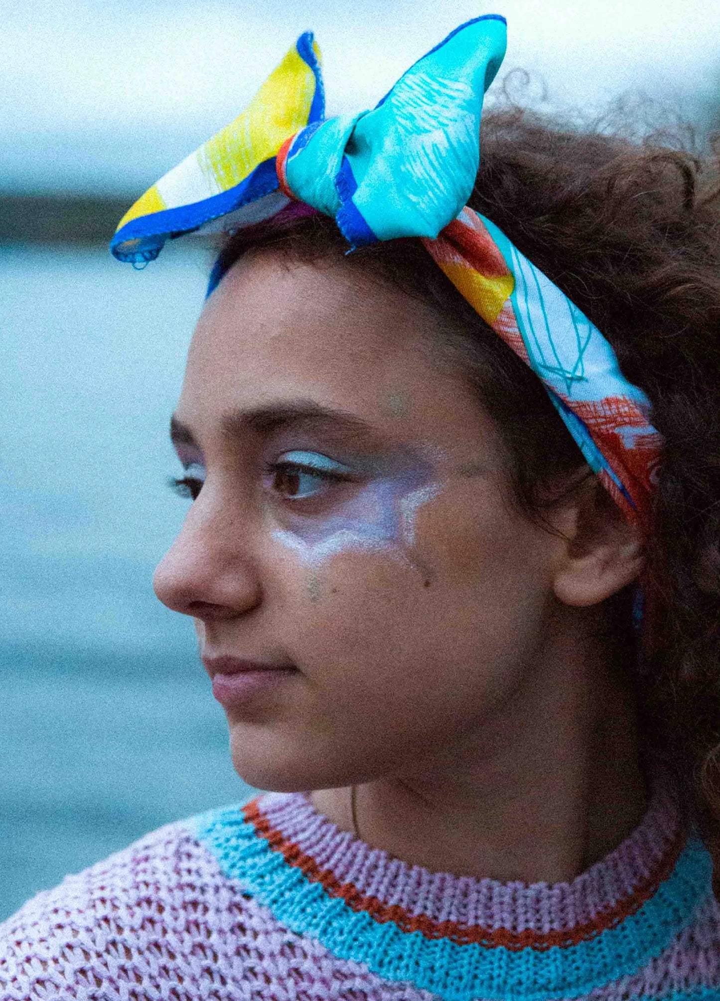 Matite per il trucco glitterate Jumbo - Viola-Argento-Verde