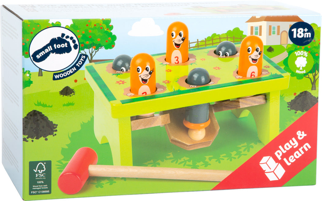 Gioco martelletto colpisci la talpa