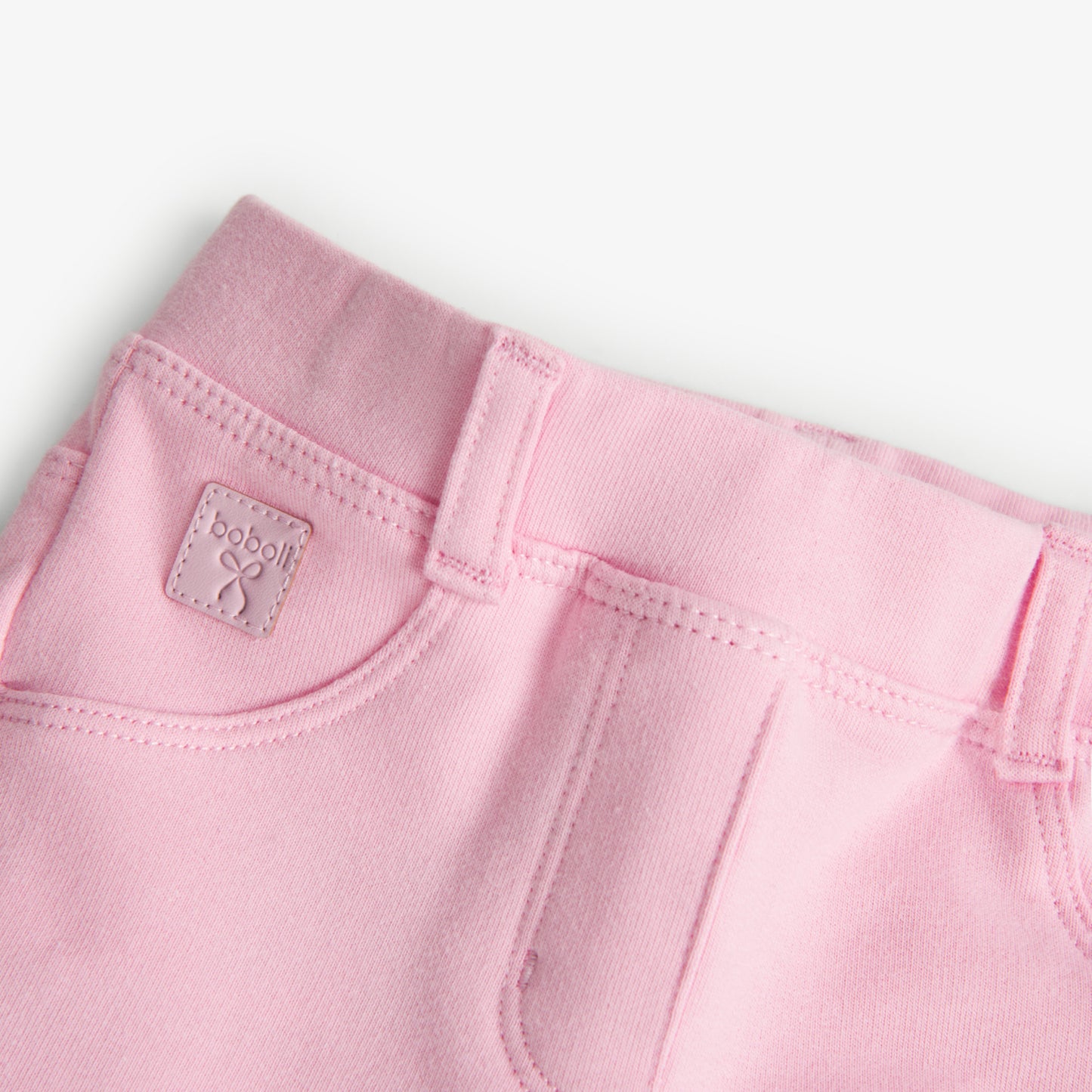 Pantaloni elasticizzati da bambina rosa