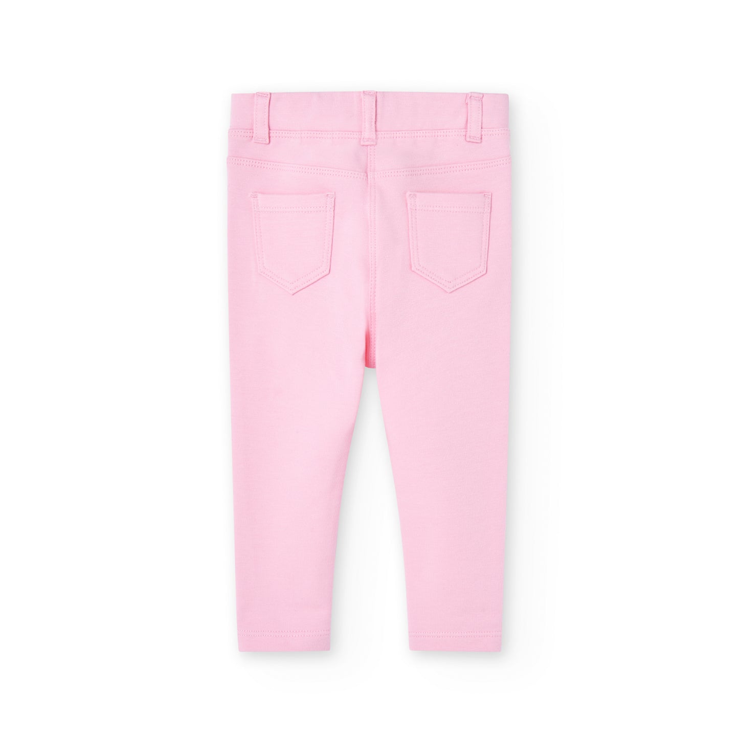 Pantaloni elasticizzati da bambina rosa