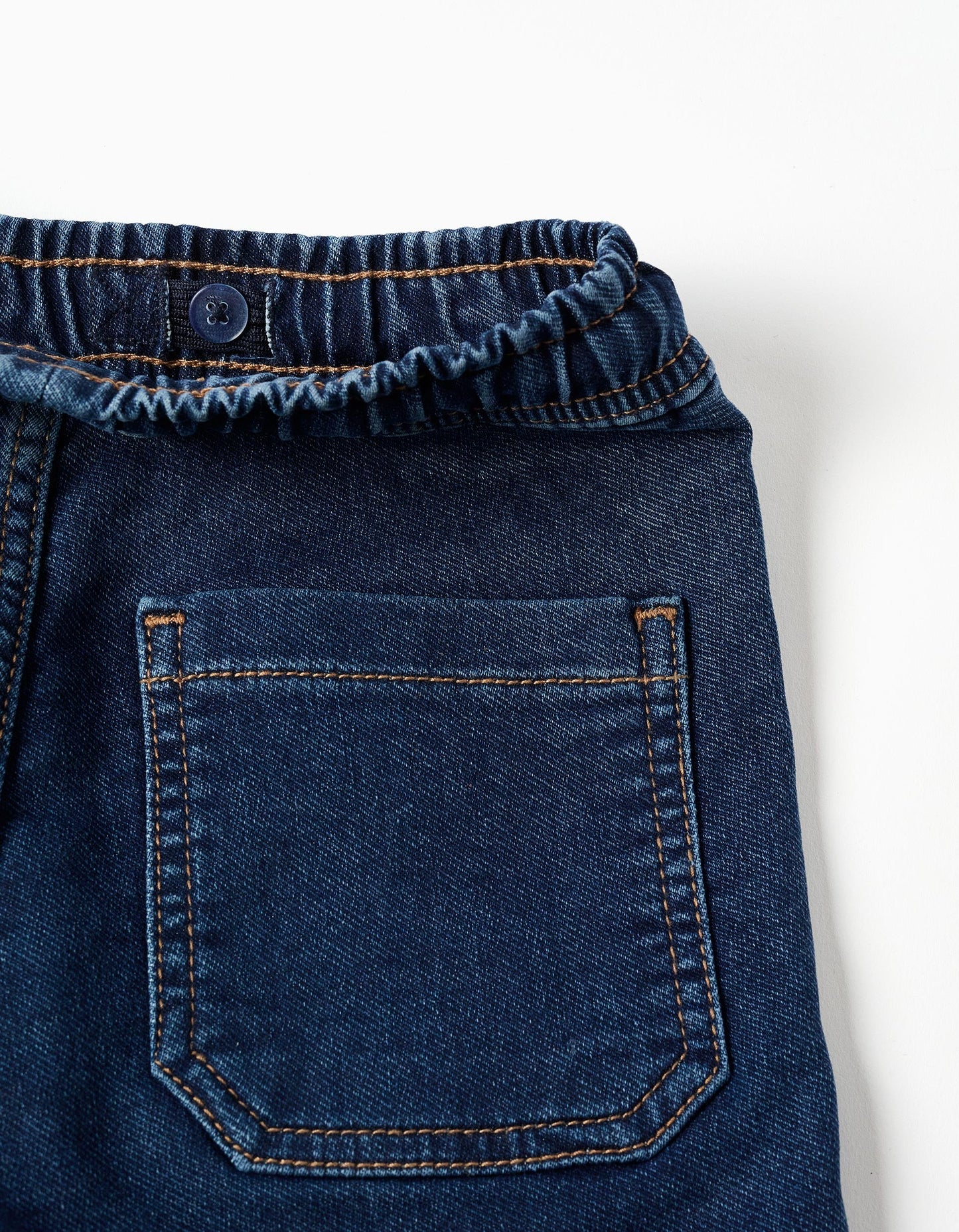 Pantaloncini in denim con coulisse