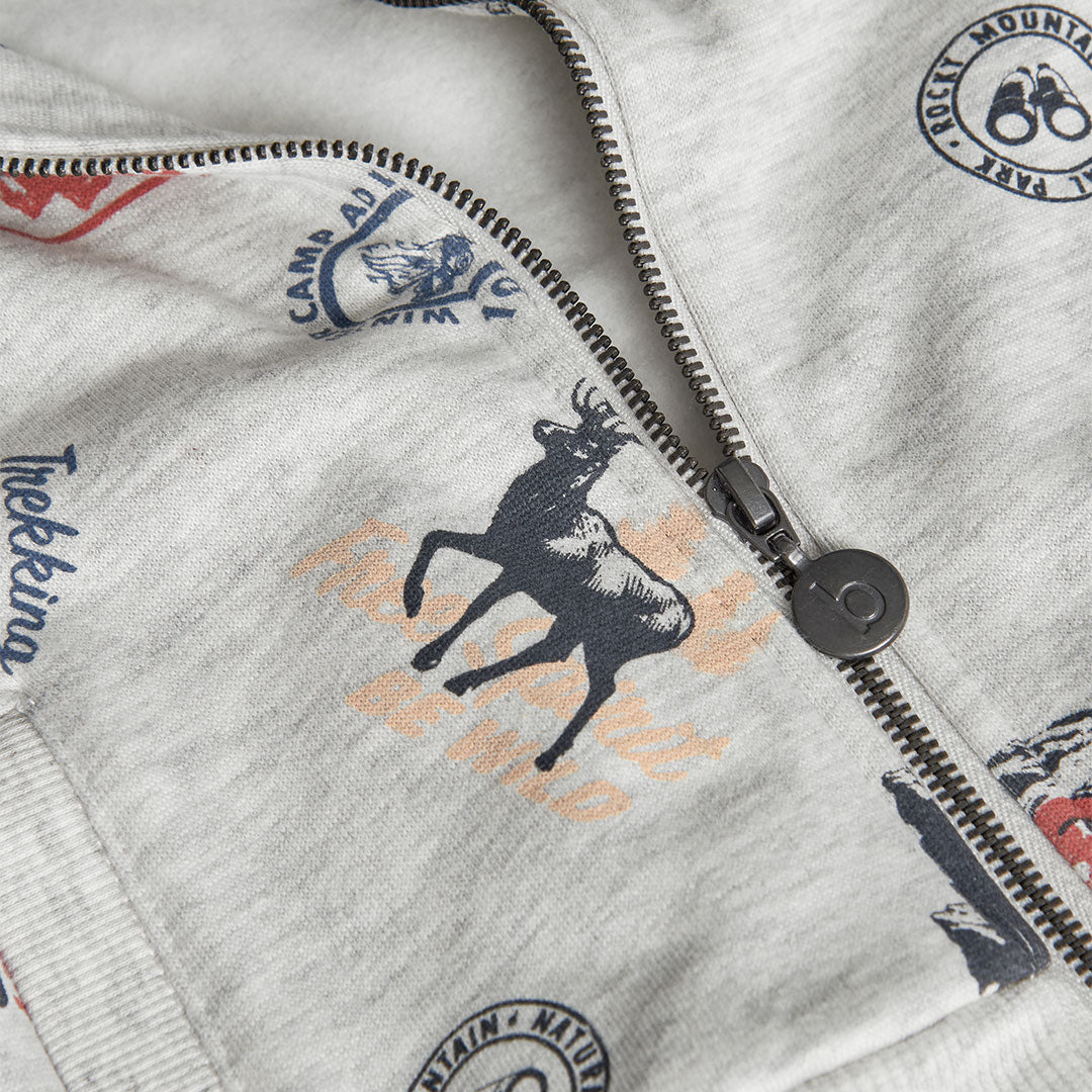 Felpa bambino fantasia "Winter camp"