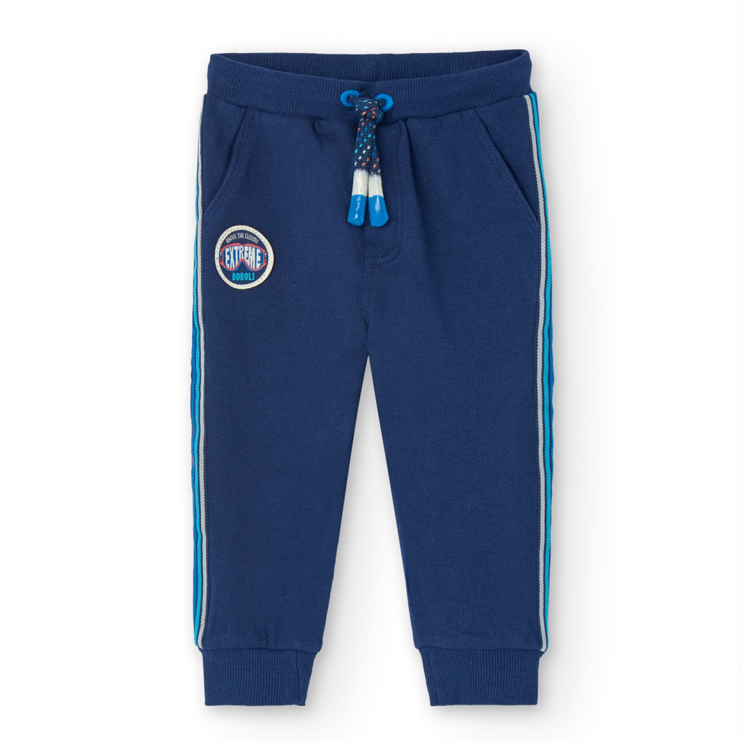 Pantaloni in felpa per bambino, blu navy