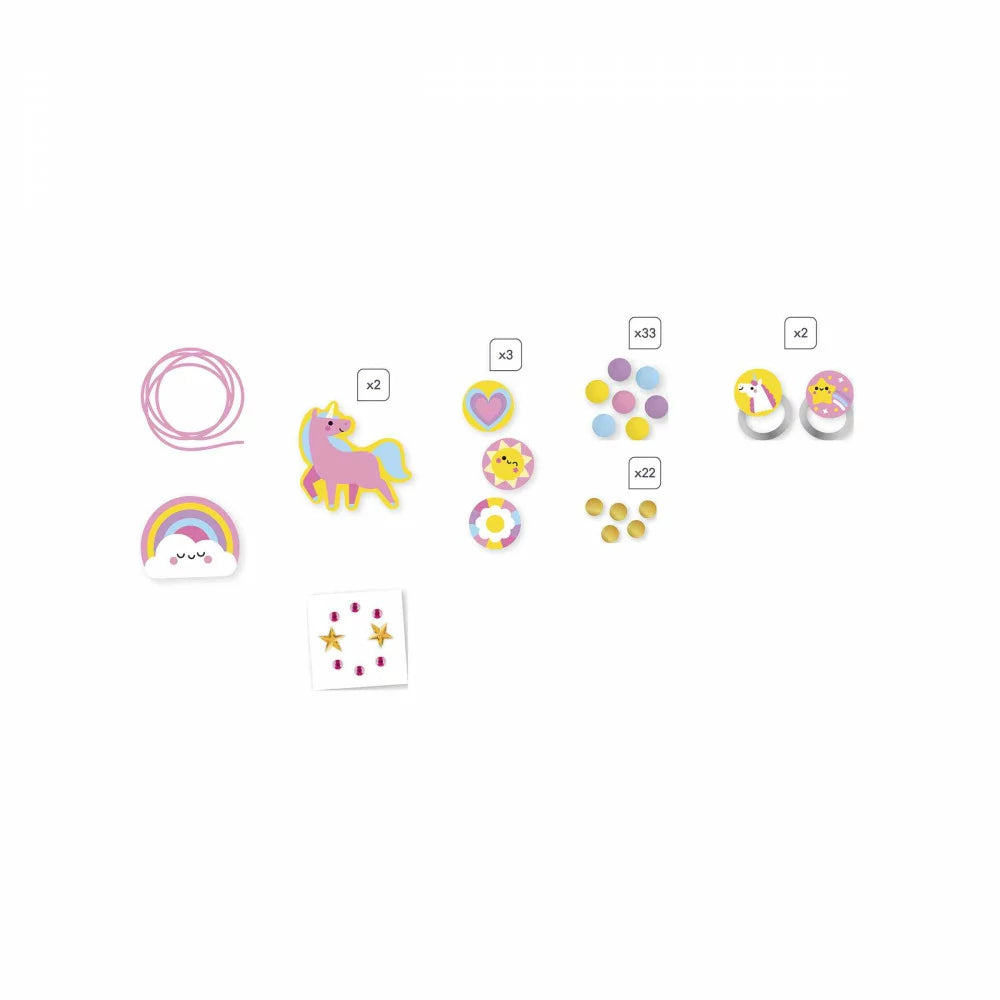 4 gioielli in legno da creare - Rainbow Land Unicorni