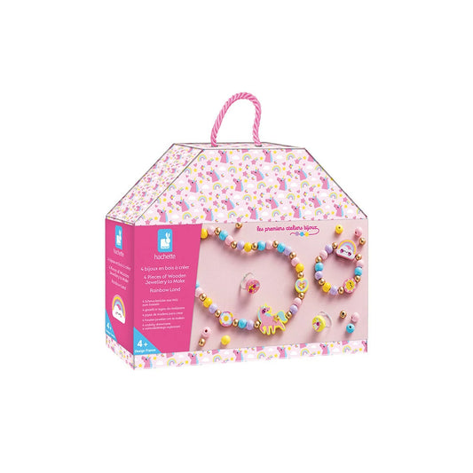 4 gioielli in legno da creare - Rainbow Land Unicorni