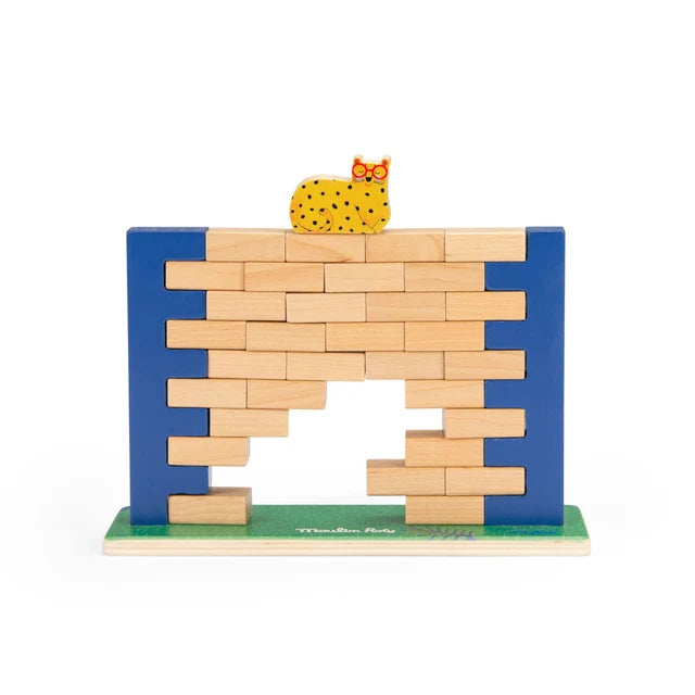 Muro vacillante in legno