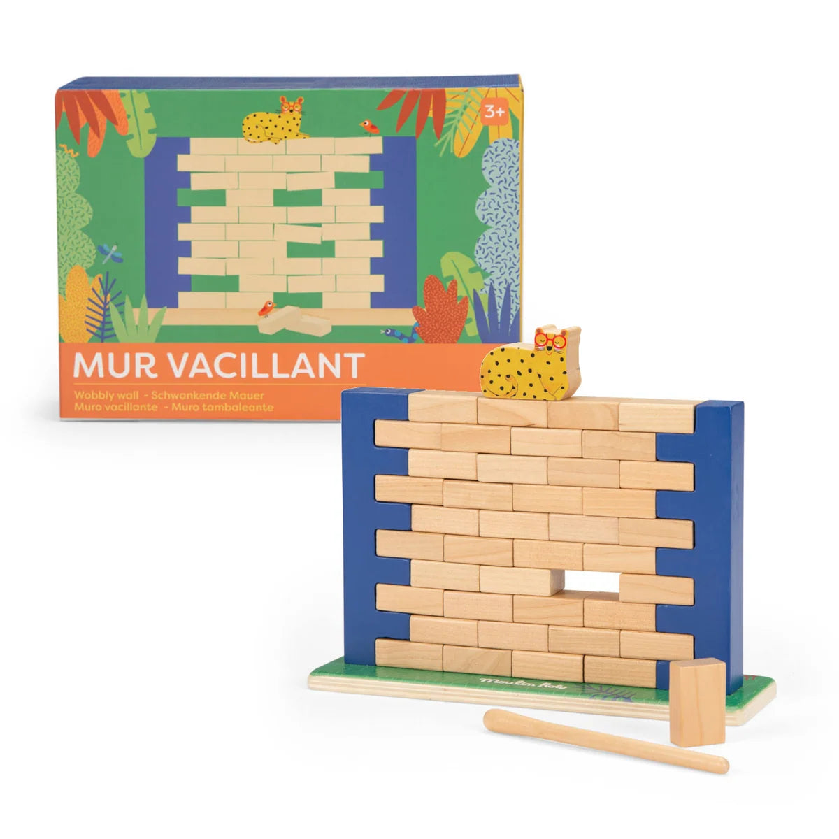 Muro vacillante in legno
