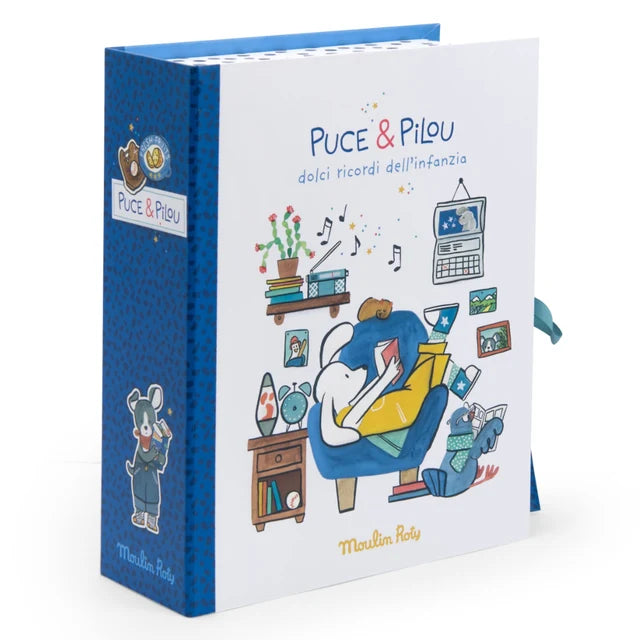 Cofanetto nascita, Dolci ricordi dell'infanzia - Puce et Pilou