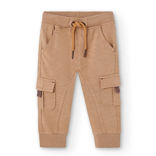 Pantaloni bambino marroncino