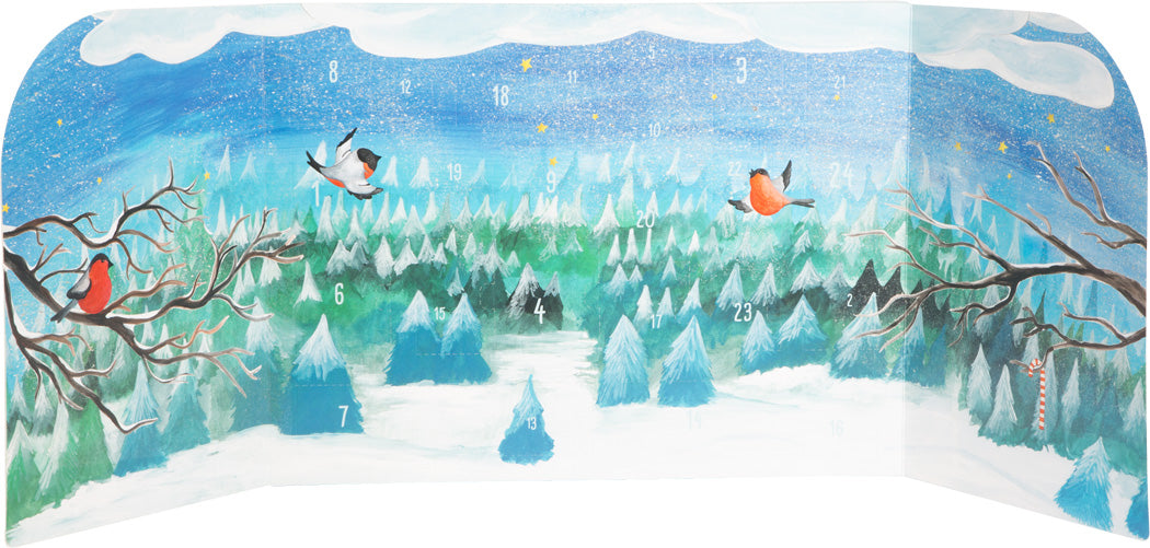 Calendario dell'Avvento in legno