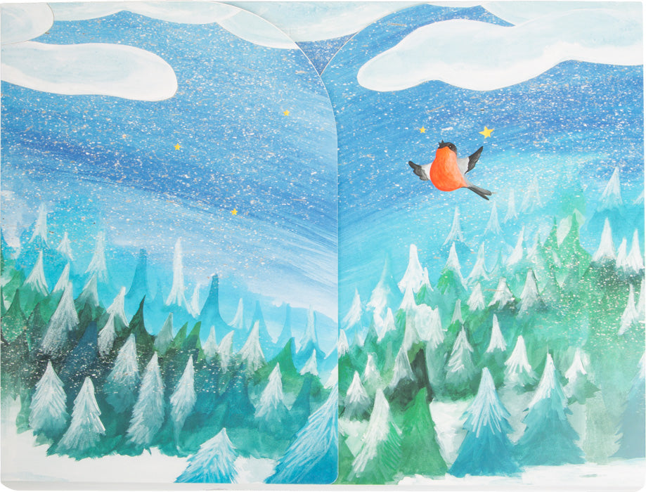 Calendario dell'Avvento in legno