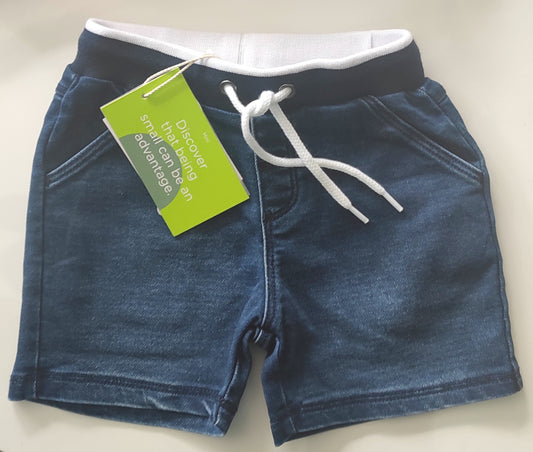 Pantaloncini jeans bambino, blu