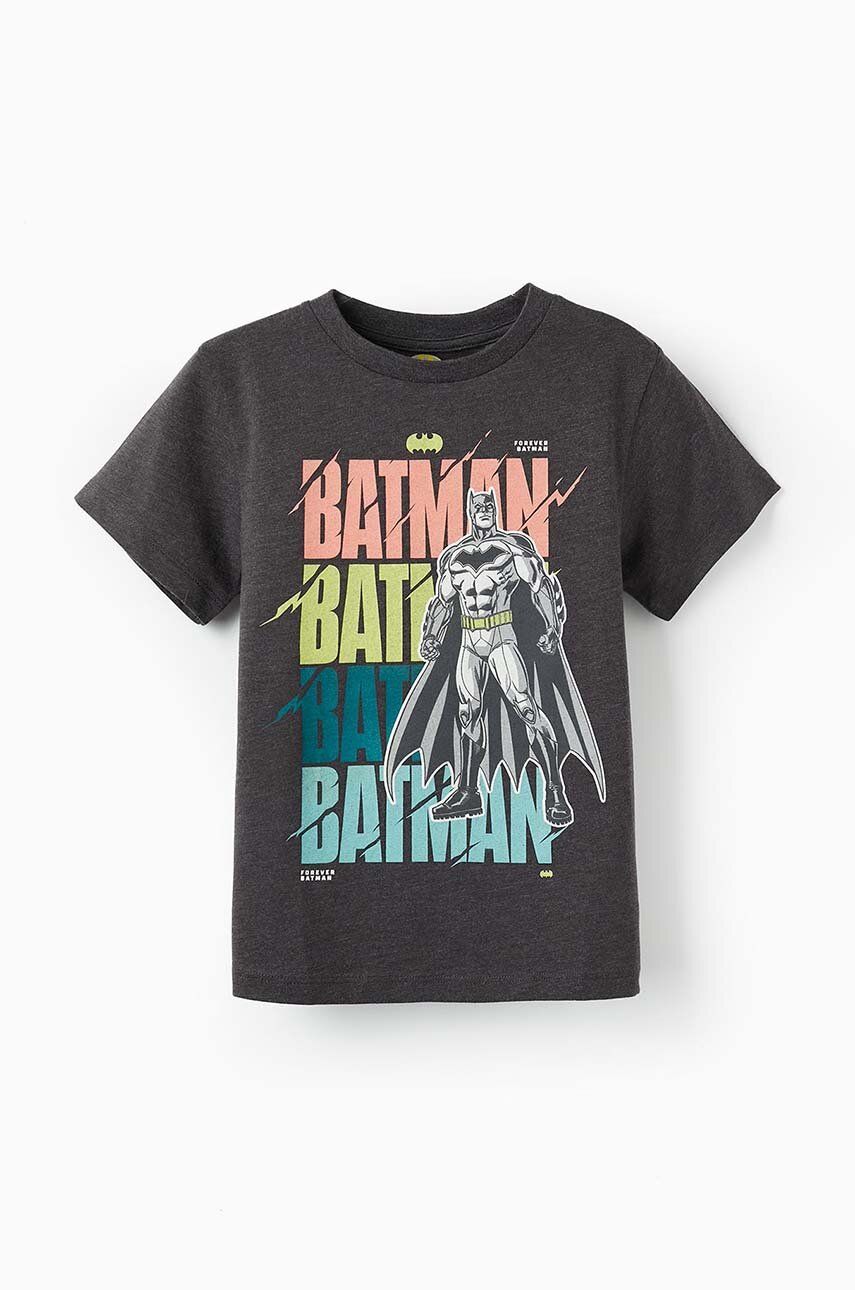 Maglietta bambino Batman, grigio