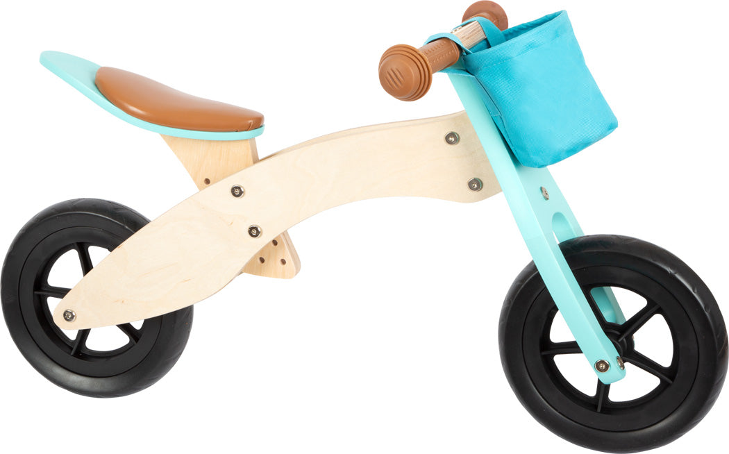 Triciclo e biciclettina 2 in 1 turchese