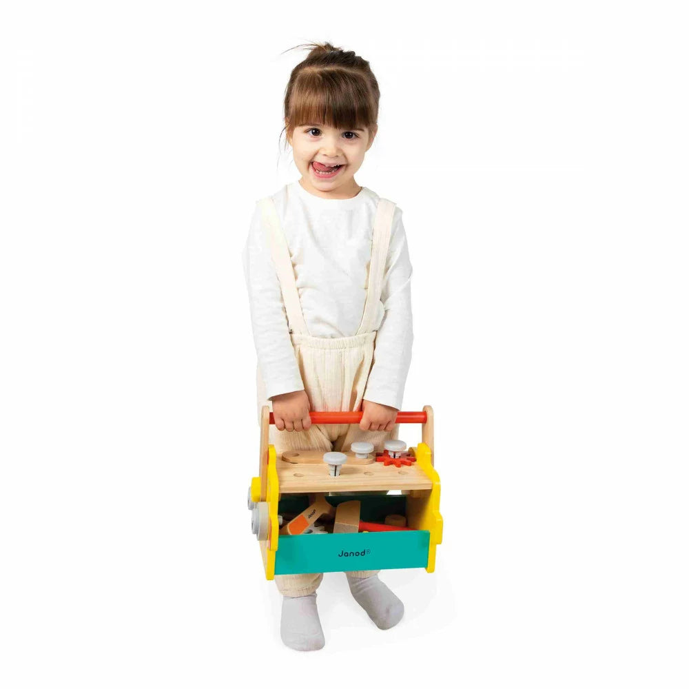 Cassetta degli attrezzi Robot- kit costruzioni in legno