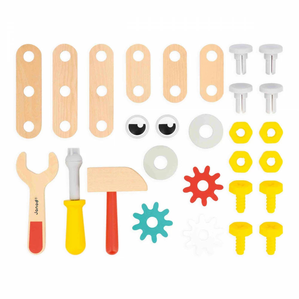 Cassetta degli attrezzi Robot- kit costruzioni in legno